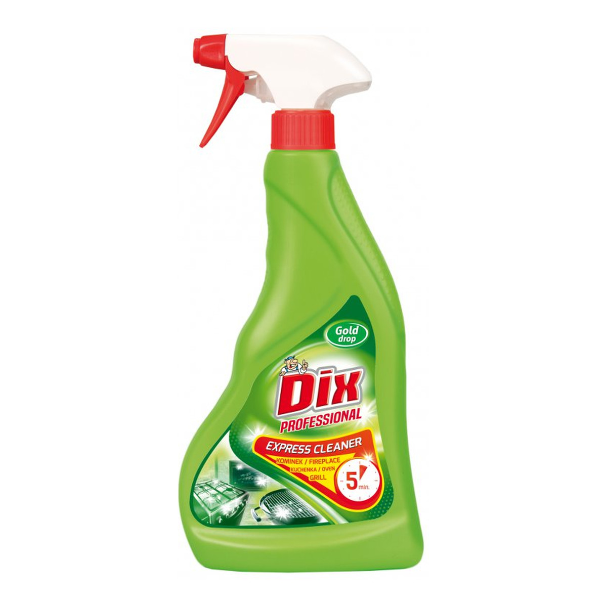 Dix Professional SPRAY DO CZYSZCZENIA KUCHENKA KOMINEK GRILL 500ml
