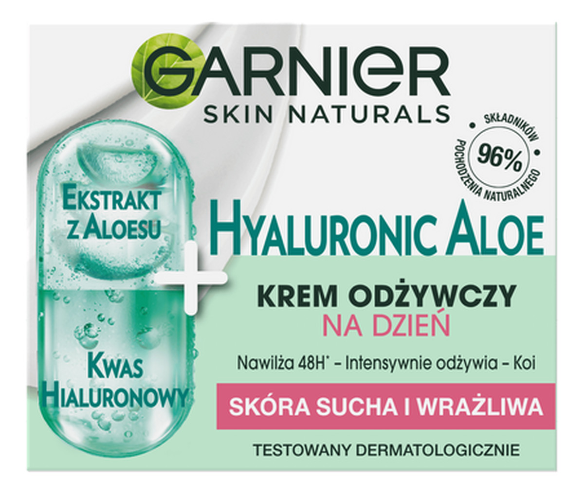 Hyaluronic Aloe Lekki Krem odżywczy - cera sucha i wrażliwa