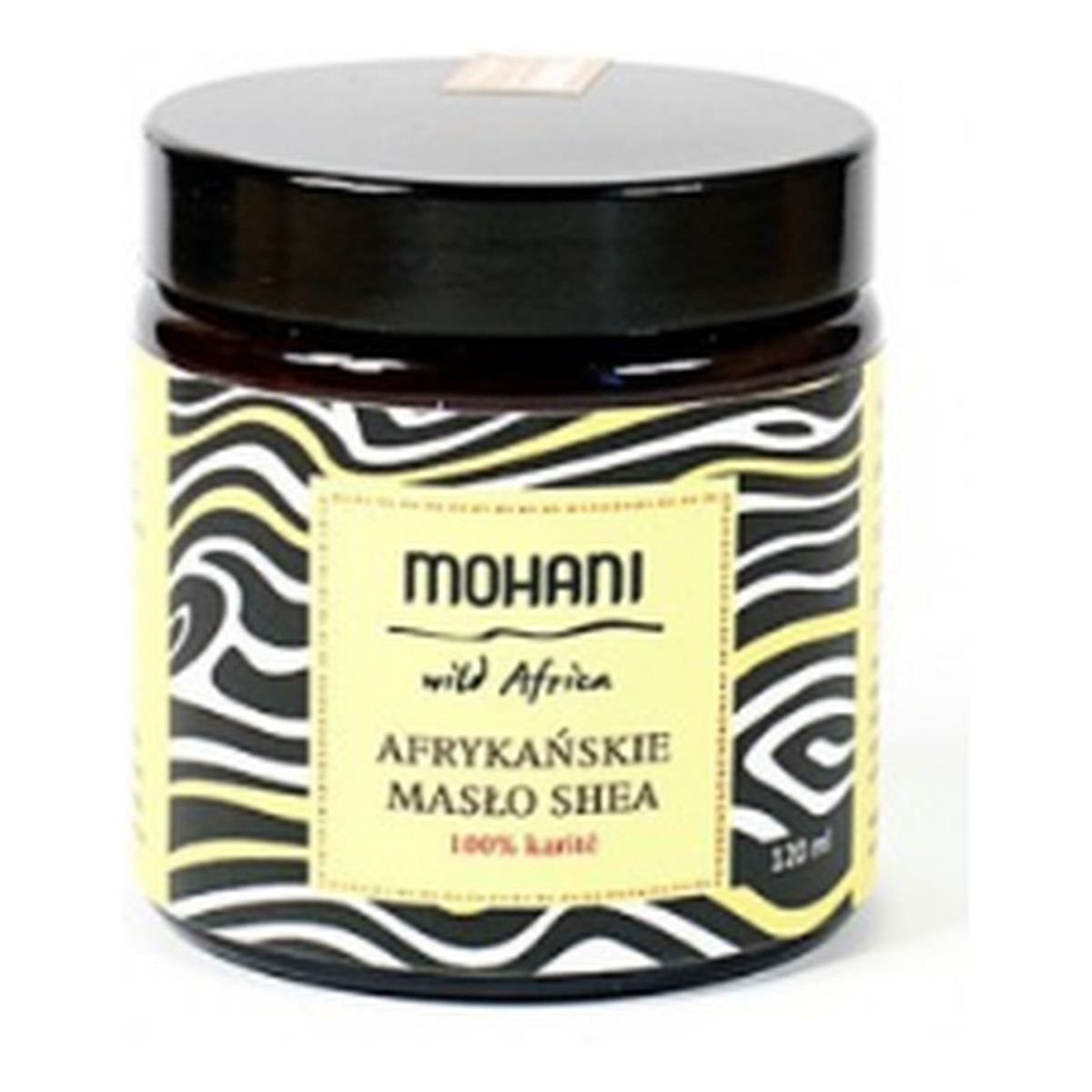 Mohani Organiczne Nierafinowane Afrykańskie Masło Shea Karite 120ml