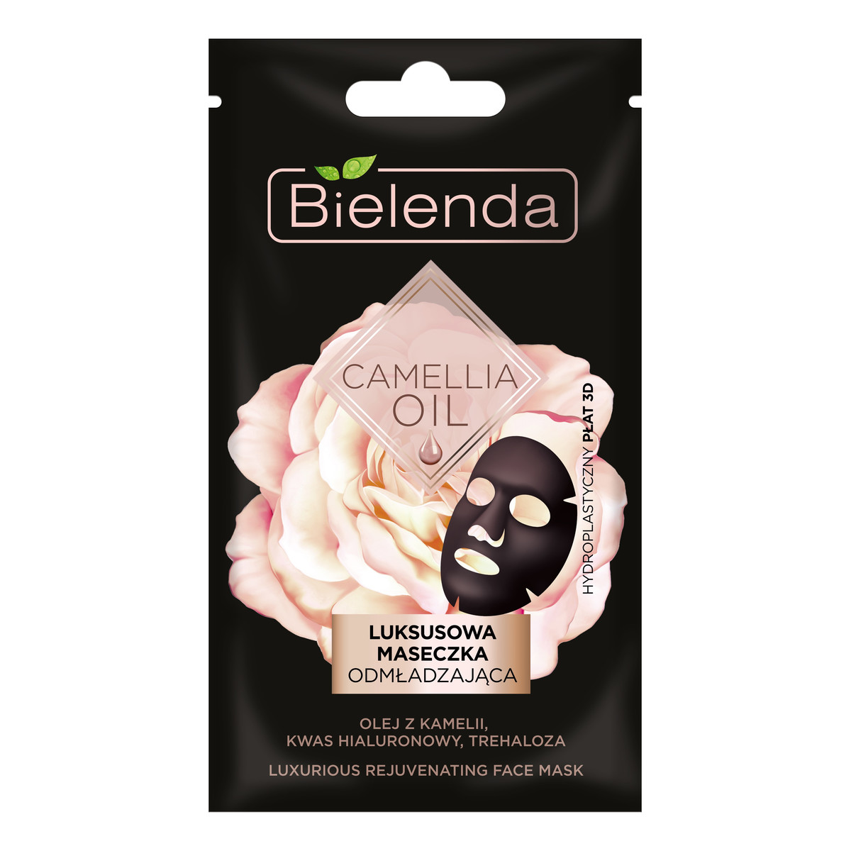 Bielenda Camellia Oil Luksusowa Maseczka odmładzająca-hydroplastyczny płat 3D