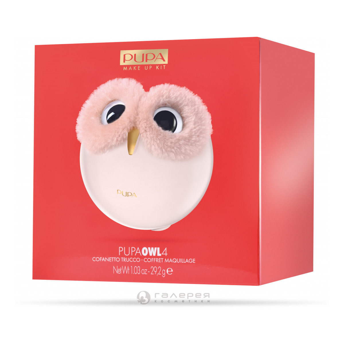 Pupa Milano Owl 4 paleta do pełnego makijażu 29g