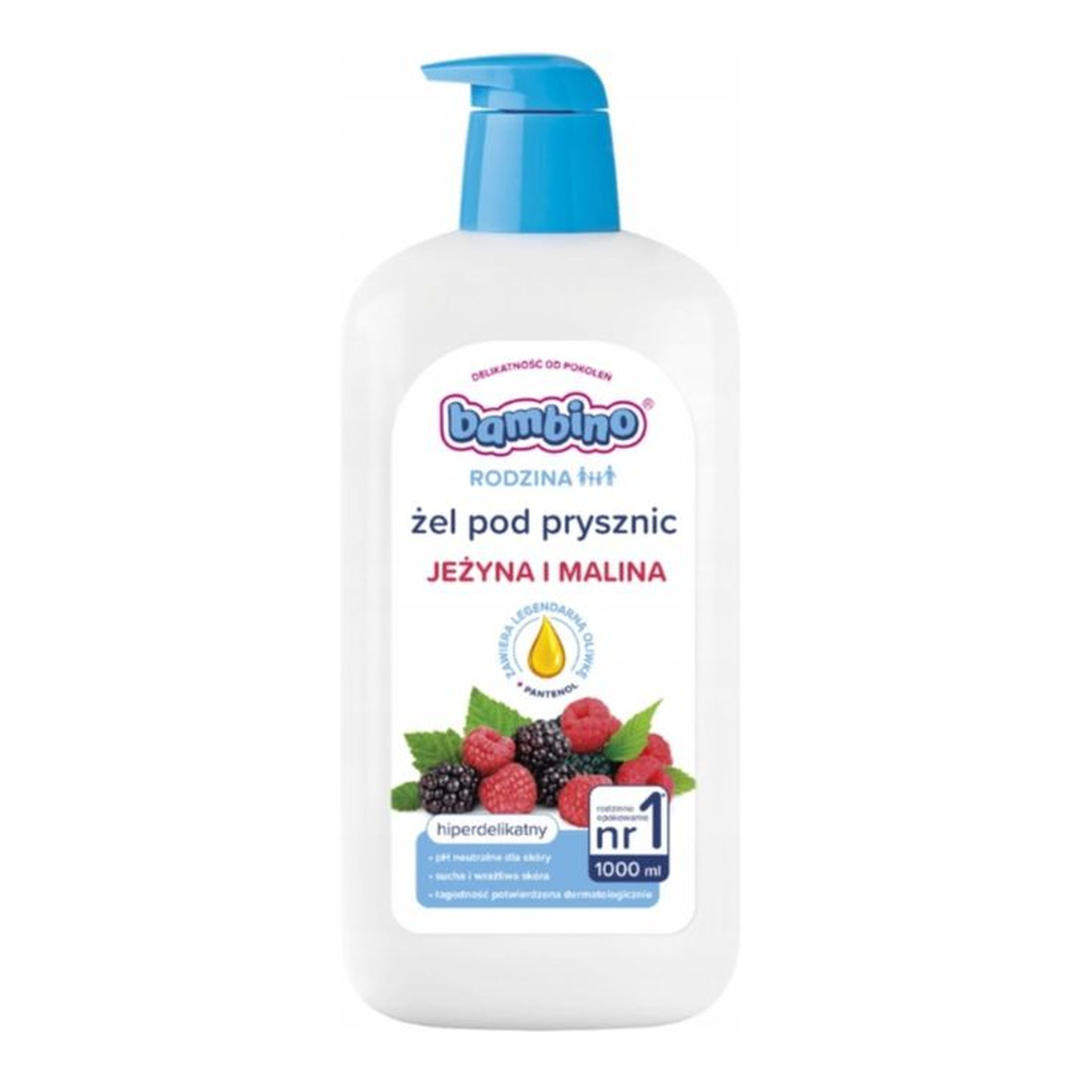 Bambino Rodzina Żel pod prysznic Jeżyna i Malina 1000ml