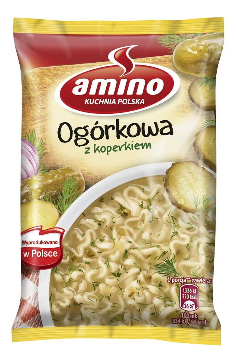 Noodle Cucumber Soup zupa instant Ogórkowa z koperkiem