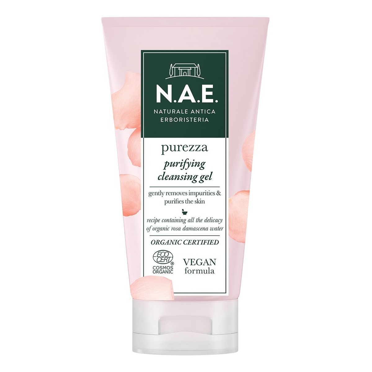 N.A.E Purezza Purifying Cleansing Gel Żel oczyszczający z organiczną wodą z róży damasceńskiej 150ml