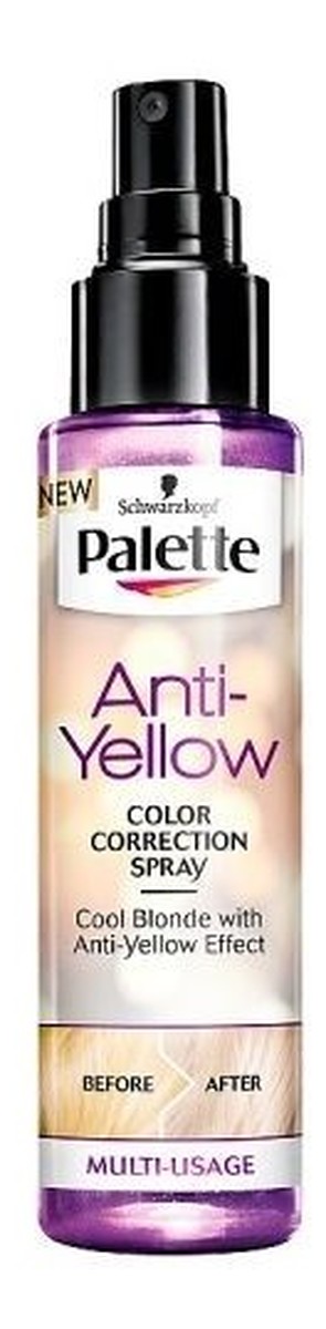 spray do blondu ochładzający kolor