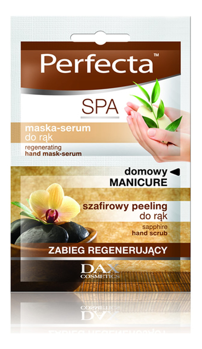 Manicure Domowy: Szafirowy Peeling + Regenerująca Maska-Serum Do Rąk