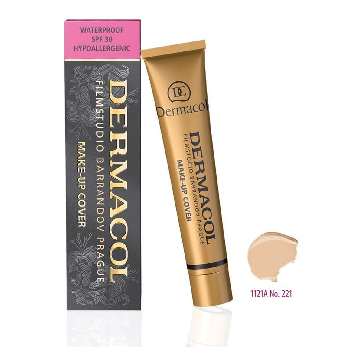 Dermacol Make-up Cover Wodoodporny Podkład Ekstremalnie Kryjący z SPF 30 (221) 30ml