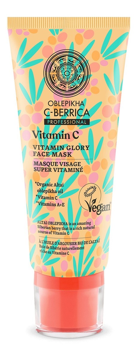 oblepikha c-berrica professional regenerująca maska do twarzy vitamin c