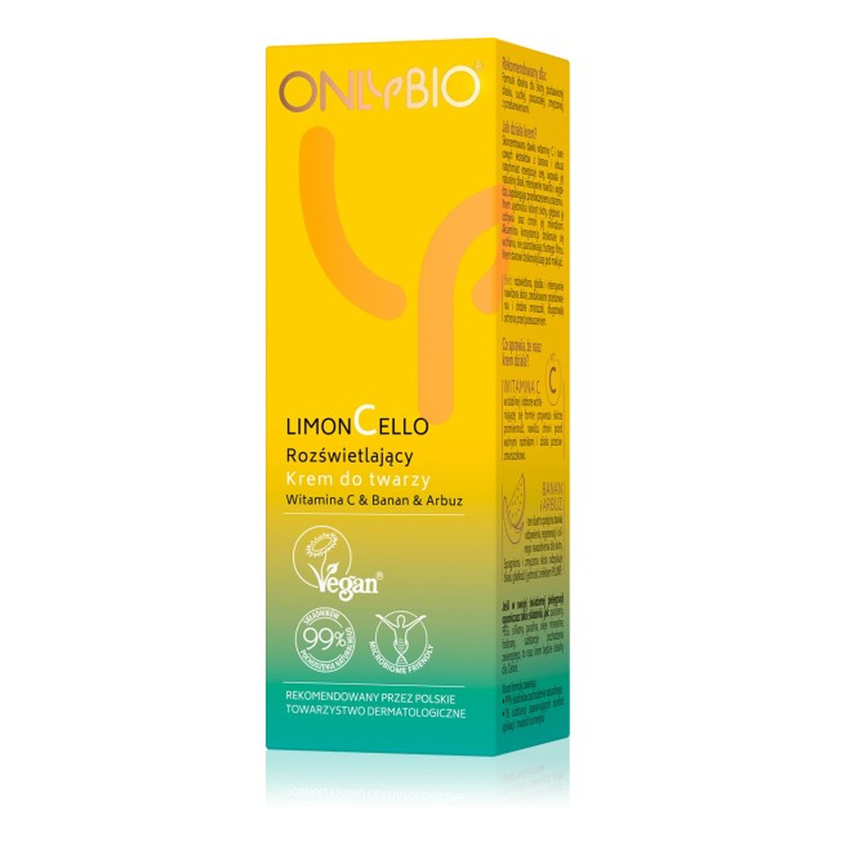 OnlyBio LimonCello Rozświetlający krem do twarzy 50ml