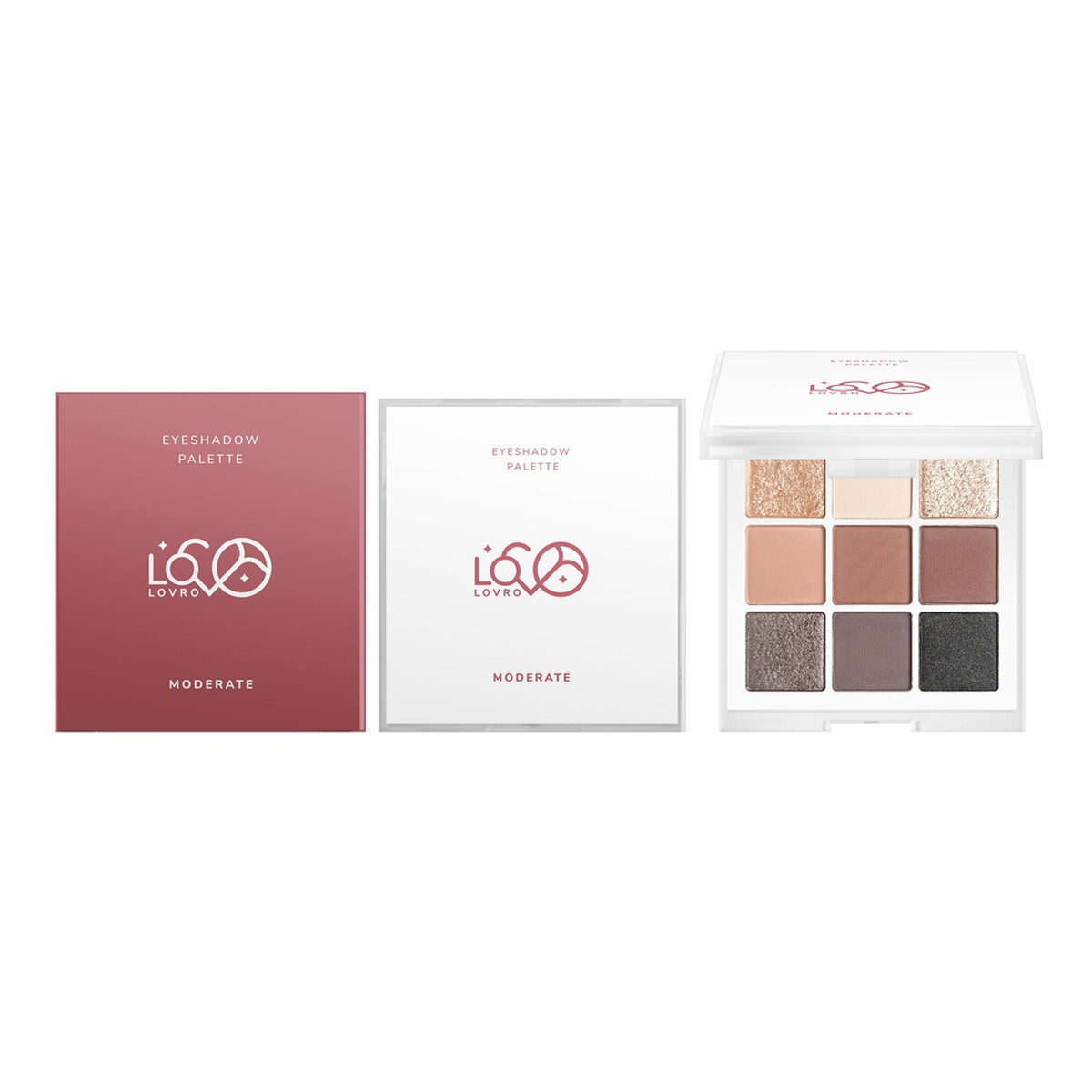 Lovro Moderate eyeshadow palette Paleta cieni do powiek 8g