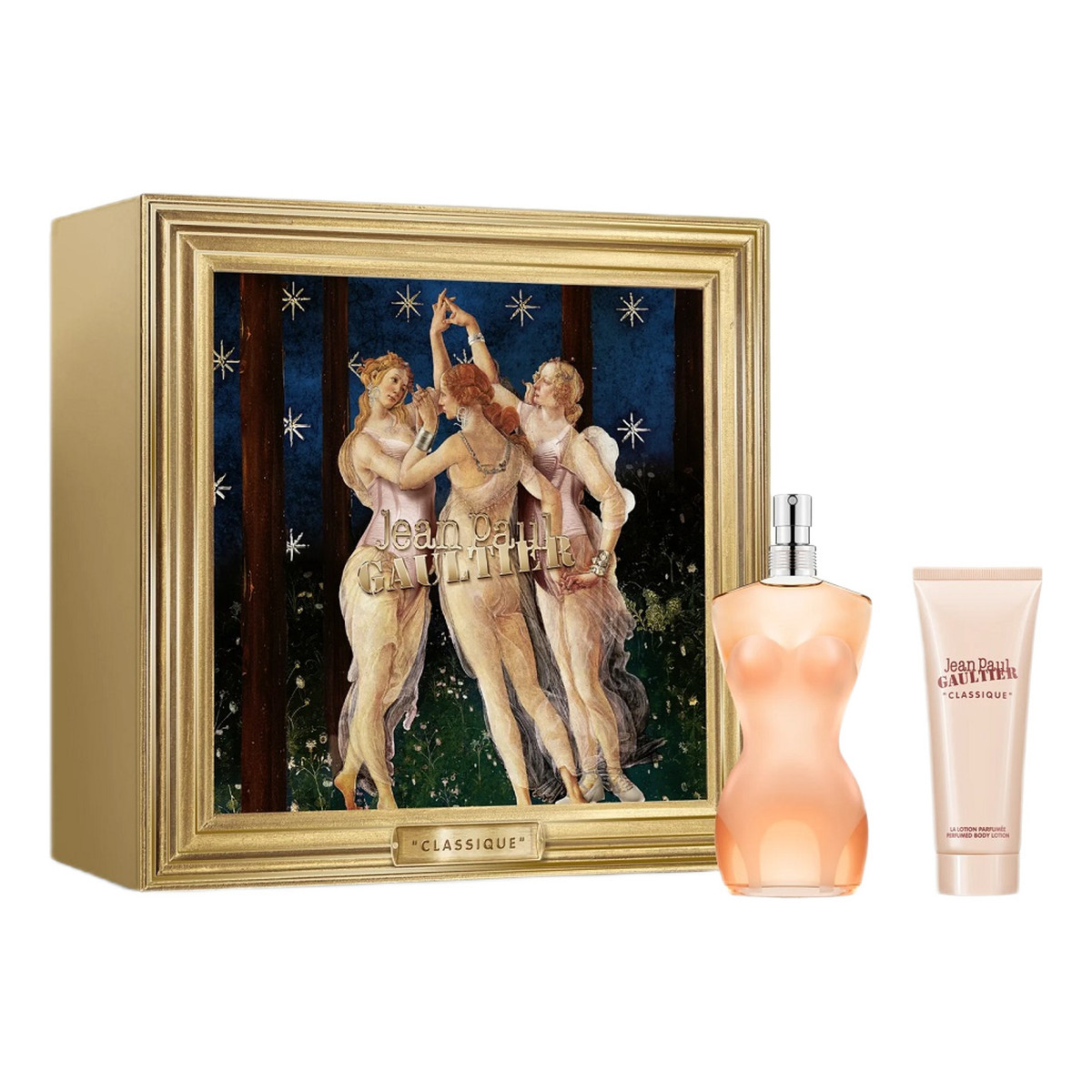 Jean Paul Gaultier Classique Zestaw woda toaletowa spray 100ml + balsam do ciała 75ml