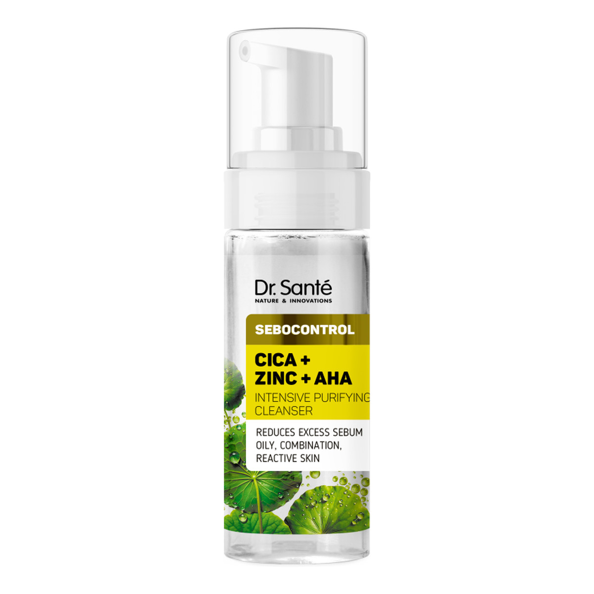 Dr. Sante Sebocontrol Pianka Do Twarzy Cica + Zinc + AHA 150ml