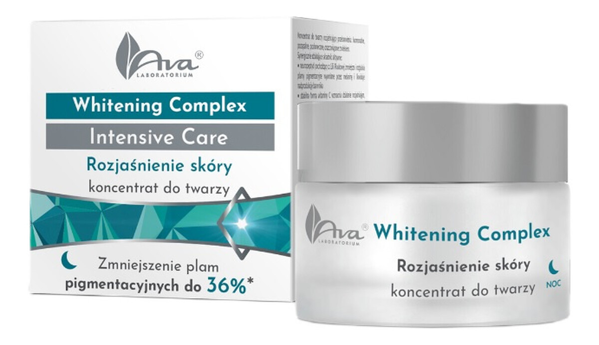 Whitening complex intensive care rozjaśniający koncentrat do twarzy na noc