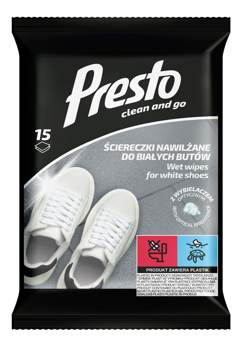 Presto ściereczki do czysz białych butów 15