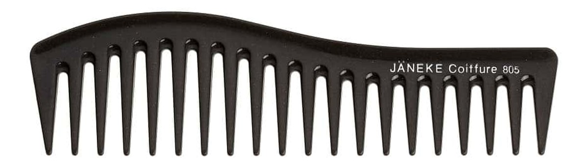 Wavy comb grzebień do każdego rodzaju włosów czarny