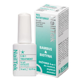 Nail Nutritionist - Bambus & Biotyna 5-w-1 odżywka do cienkich, miękkich paznokci 14 ml