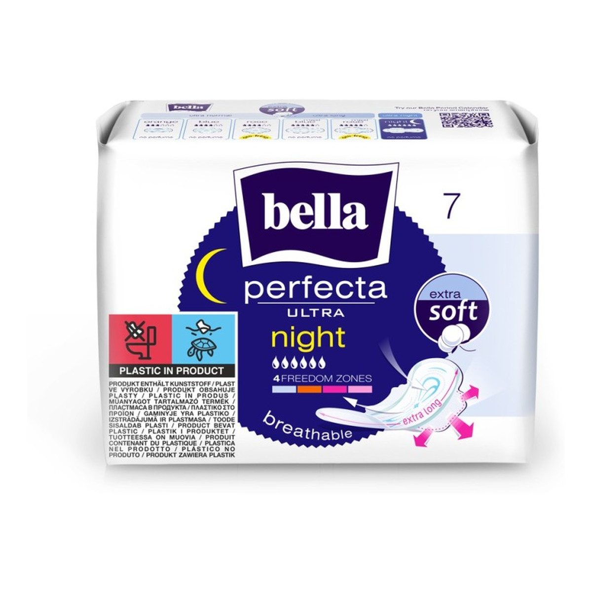 Bella Podpaski Ultra Night Extra Soft 7szt