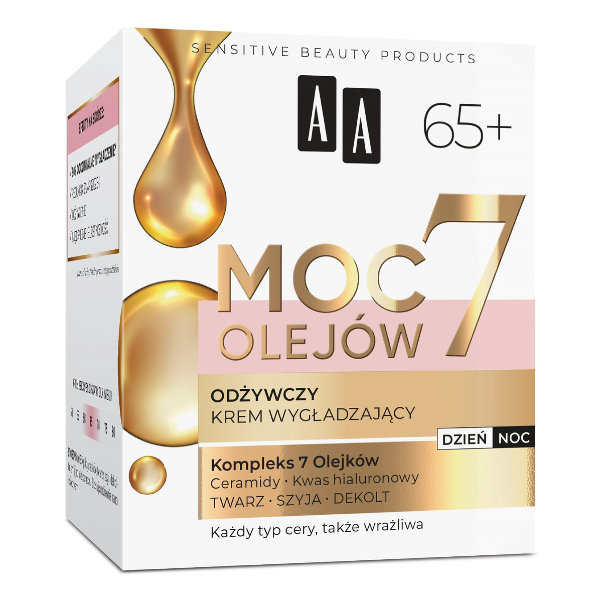 AA Moc 7 Olejów 65+ Krem wygładzający Odżywczy 50ml