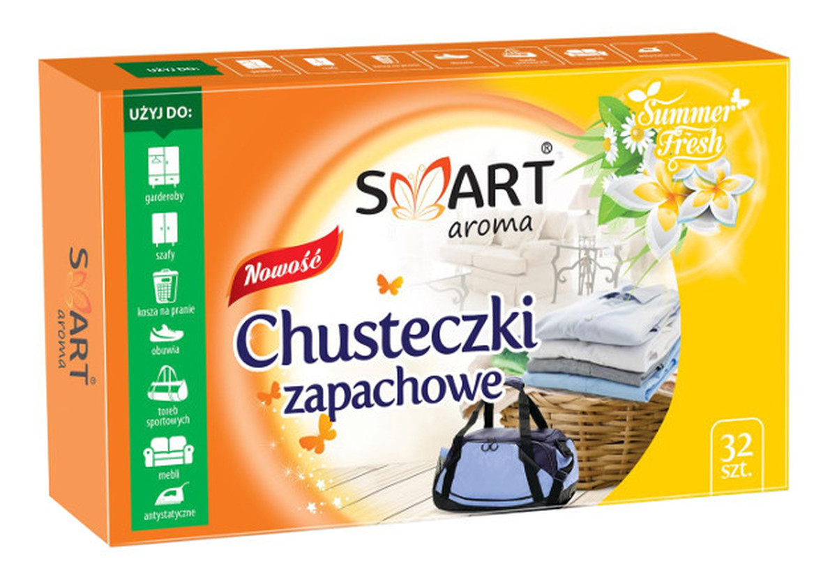 Summer Fresh chusteczki zapachowe 32szt