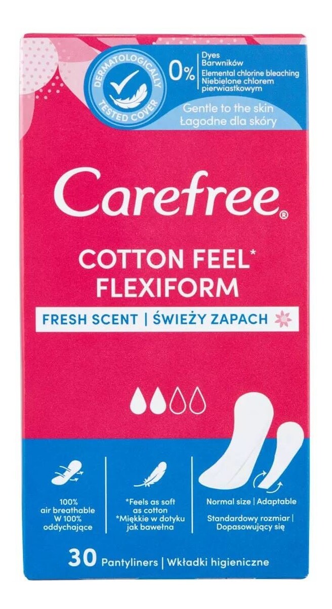 Wkładki higieniczne Flexifresh 30szt.