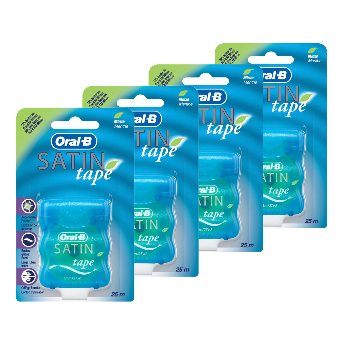 Oral-B Satin Tape Nić Dentystyczna 4szt.