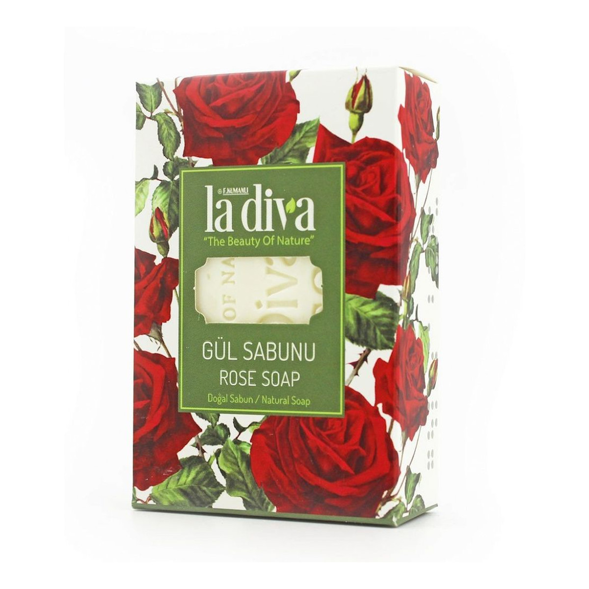 La Diva mydło naturalne Róża 100g