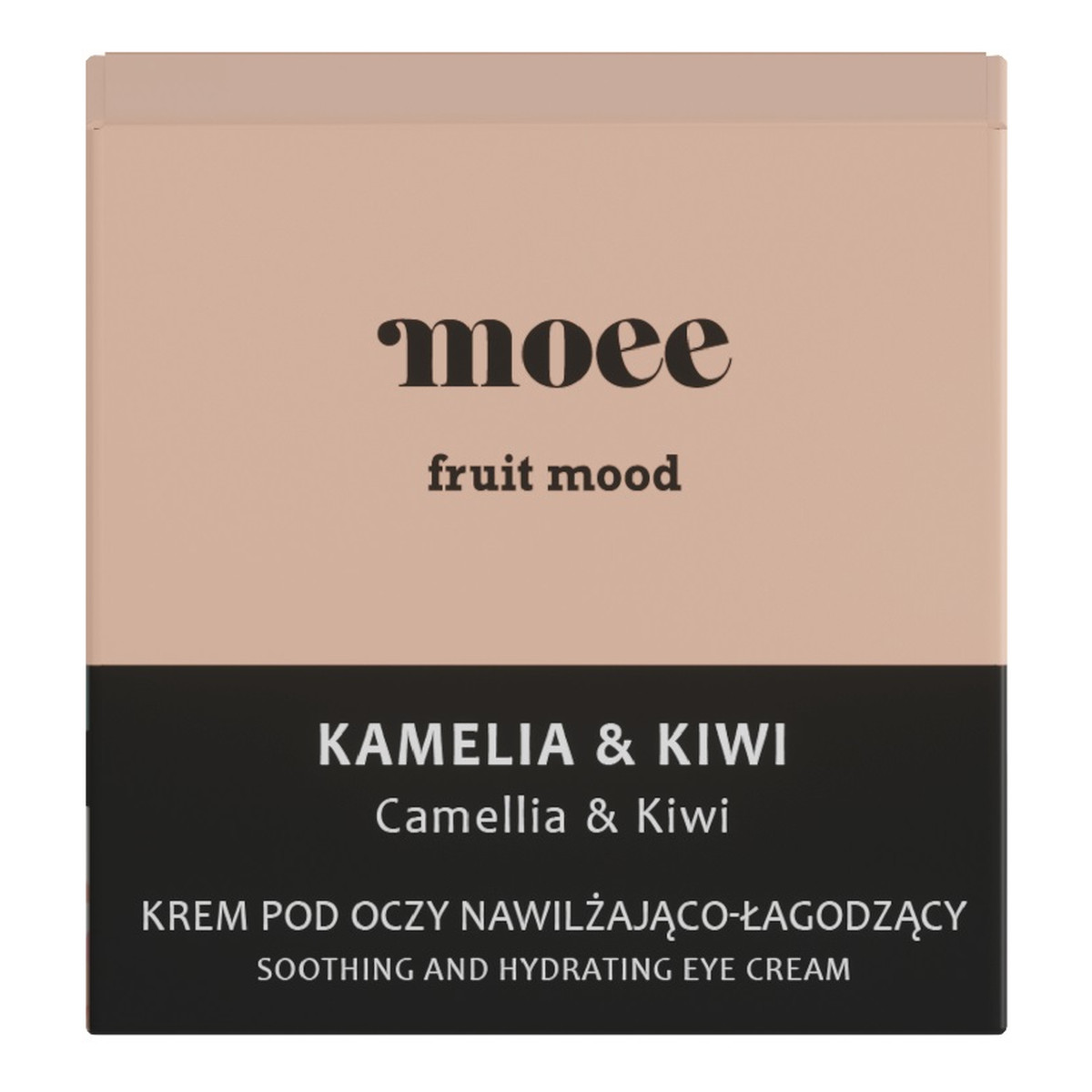 Moee Fruit Mood nawilżająco-łagodzący Krem pod oczy kamelia & kiwi 30ml