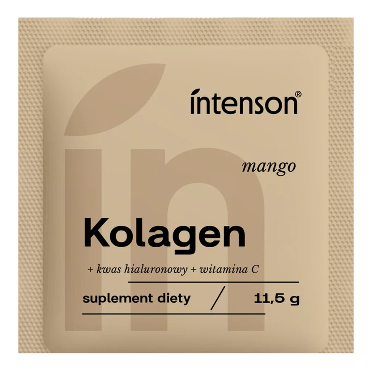 Intenson Kolagen + witamina c + kwas hialuronowy suplement diety mango 11.5g