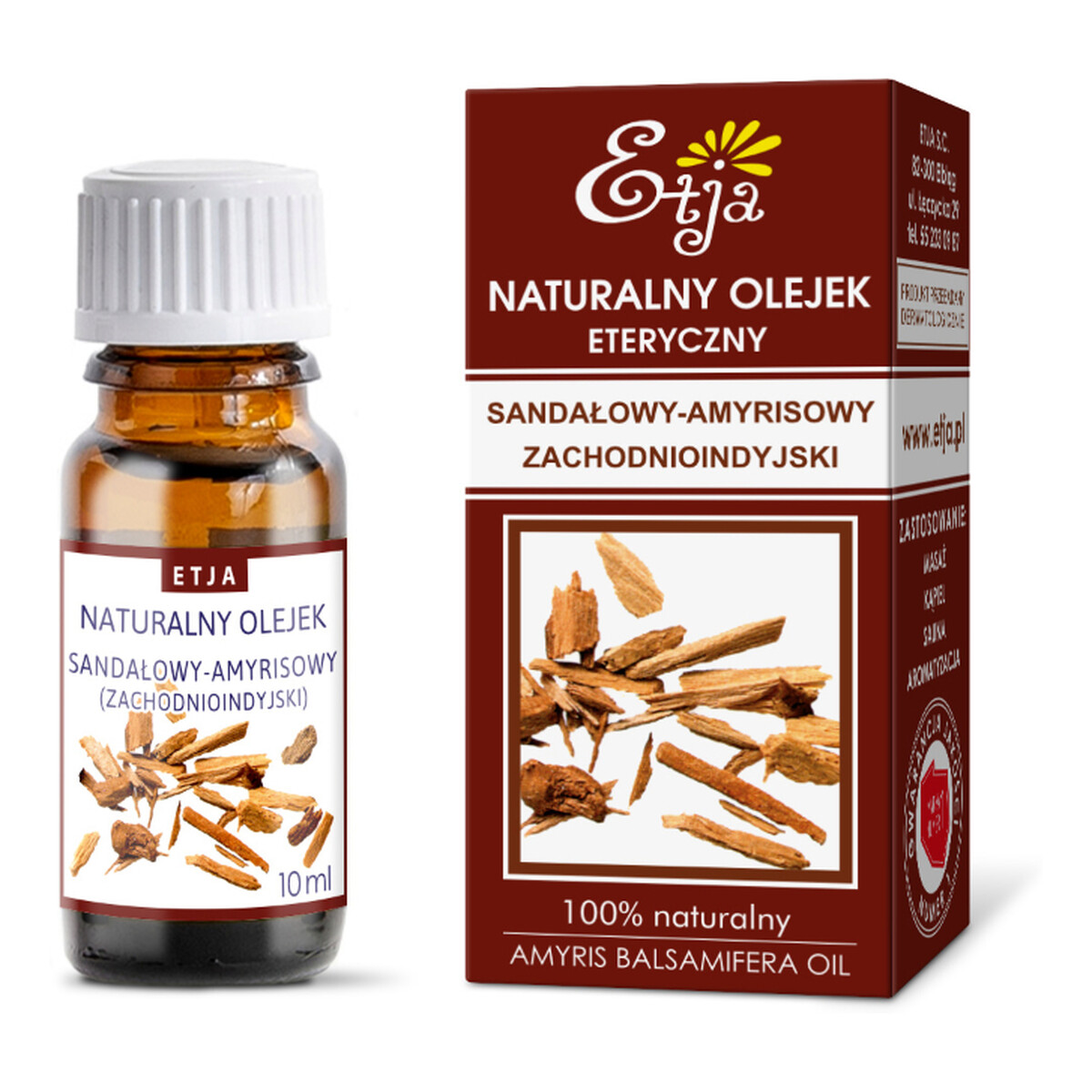 Etja Olejek eteryczny sandałowy 10ml
