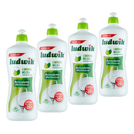 Płyn do mycia naczyń Limonka i Melisa 4x900g
