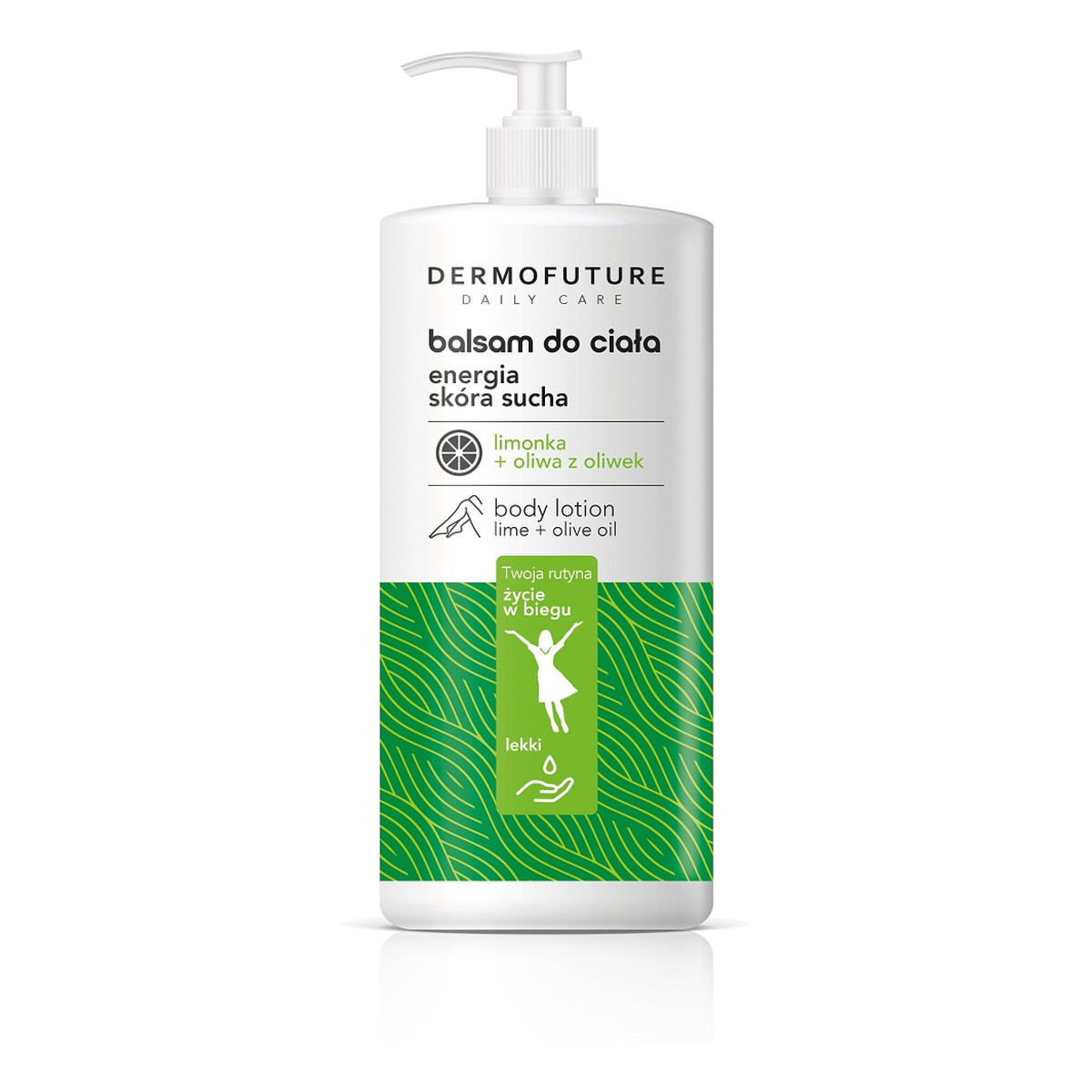 DermoFuture Daily Care Balsam do ciała do skóry suchej energia limonka & oliwa z oliwek 480ml