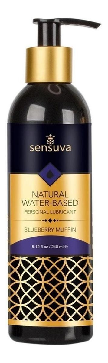 Natural water based personal lubricant nawilżający lubrykant blueberry muffin