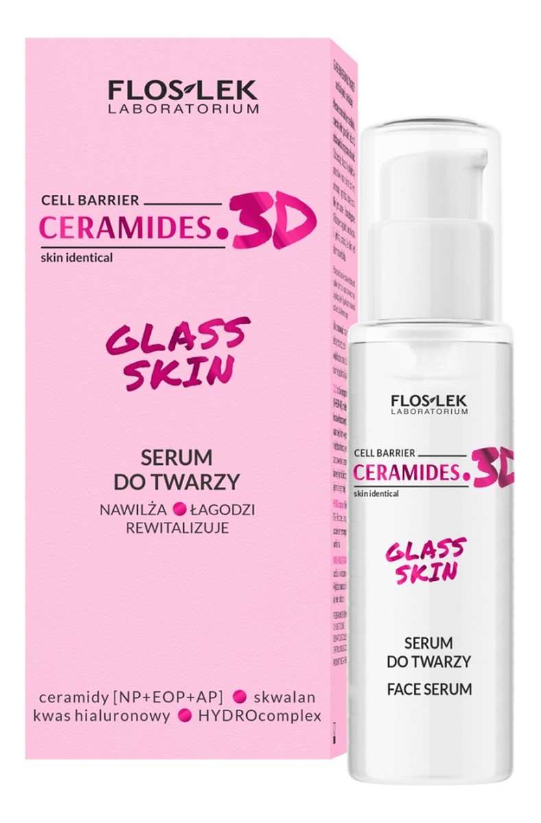 Ceramides.3d glass skin serum do twarzy