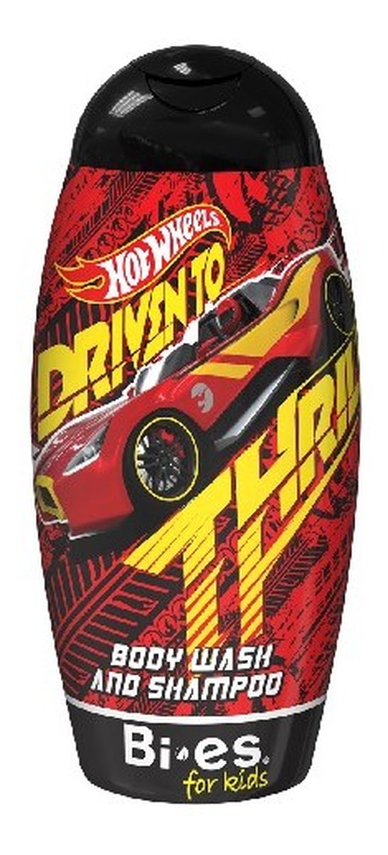 Żel pod Prysznic i Szampon do Włosów 2 w 1 dla Dzieci Hot Wheels Carbonic