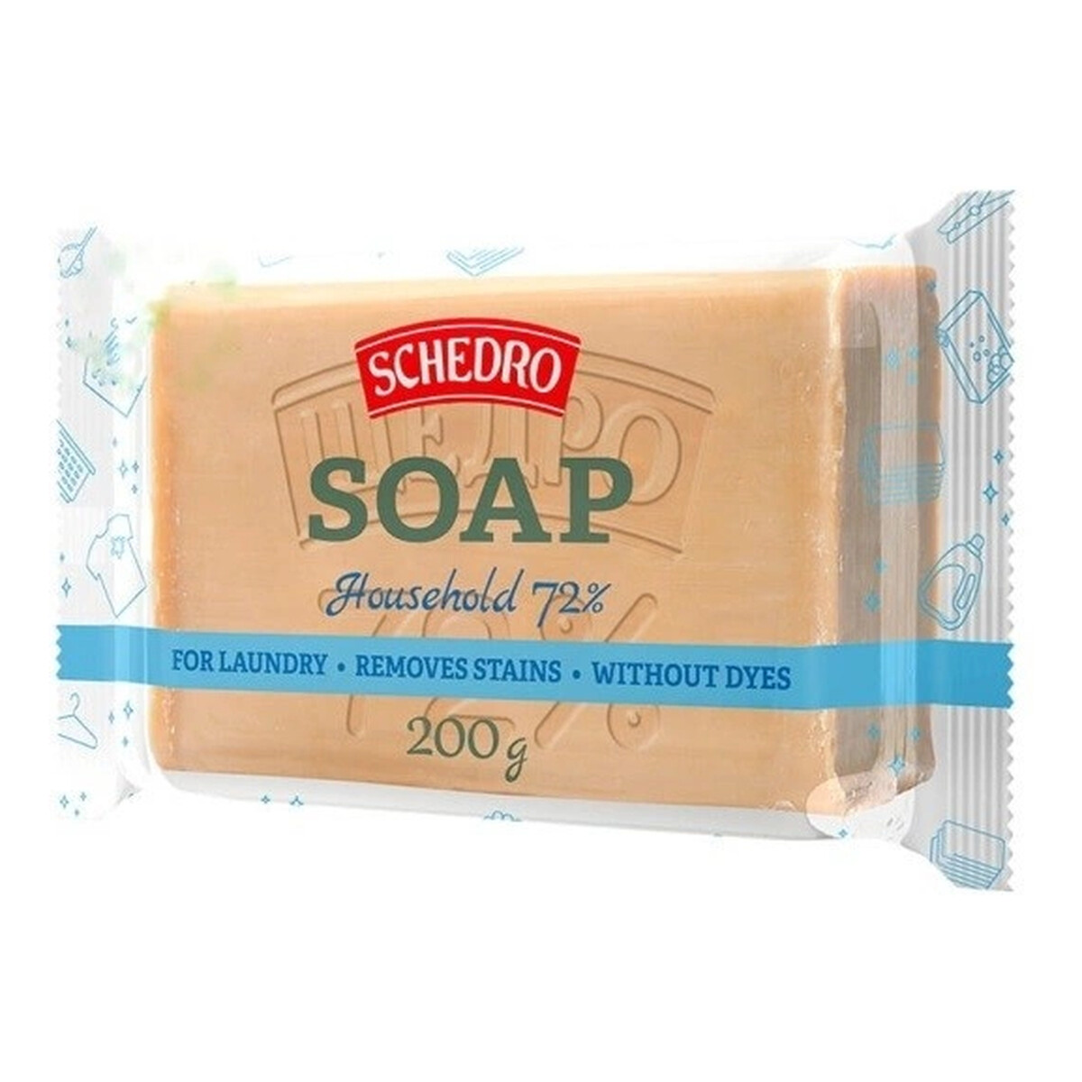 Schedro Szare mydło 72% 200g