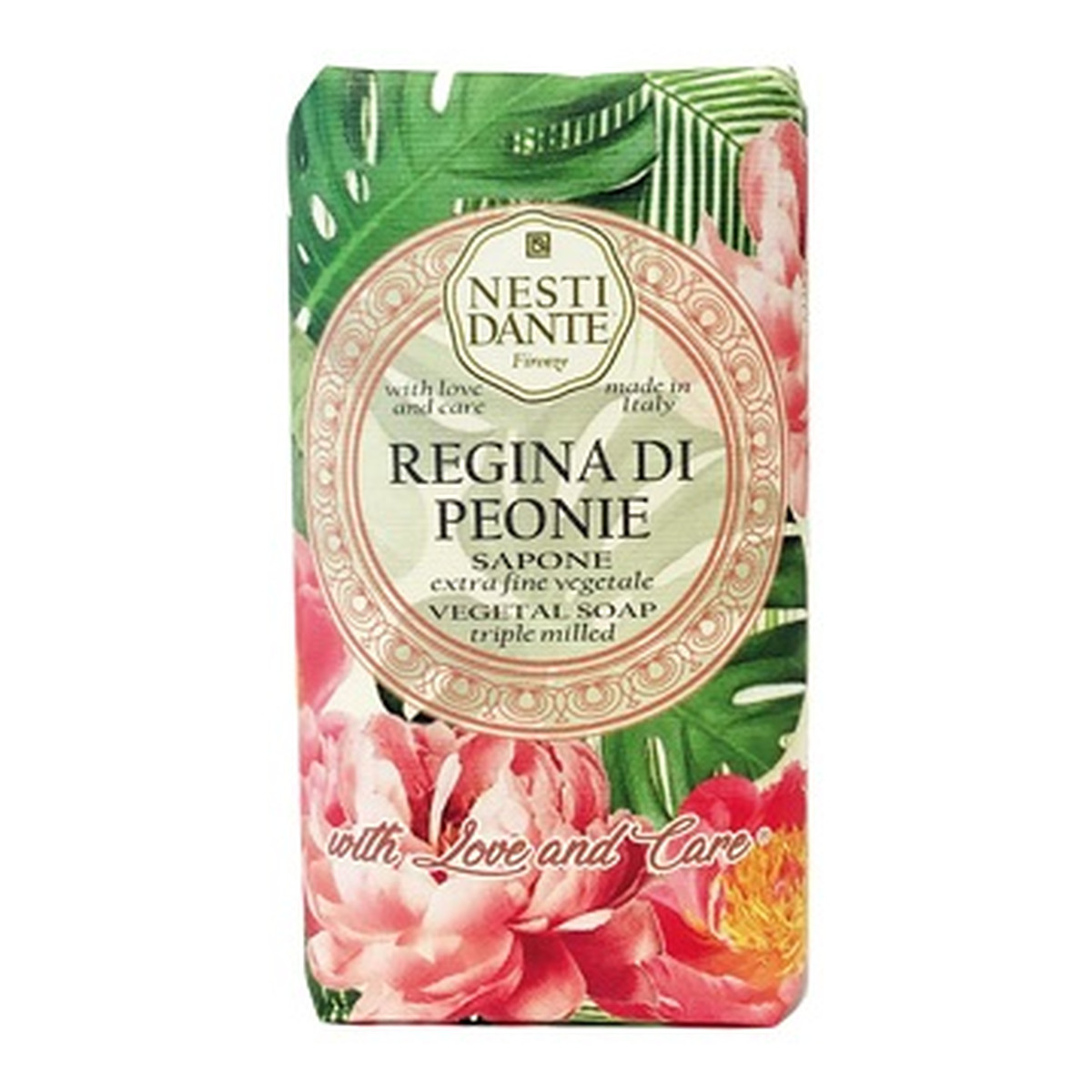 Nesti Dante Regina Di Peonie Sapone naturalne Mydło toaletowe piwonia 250g
