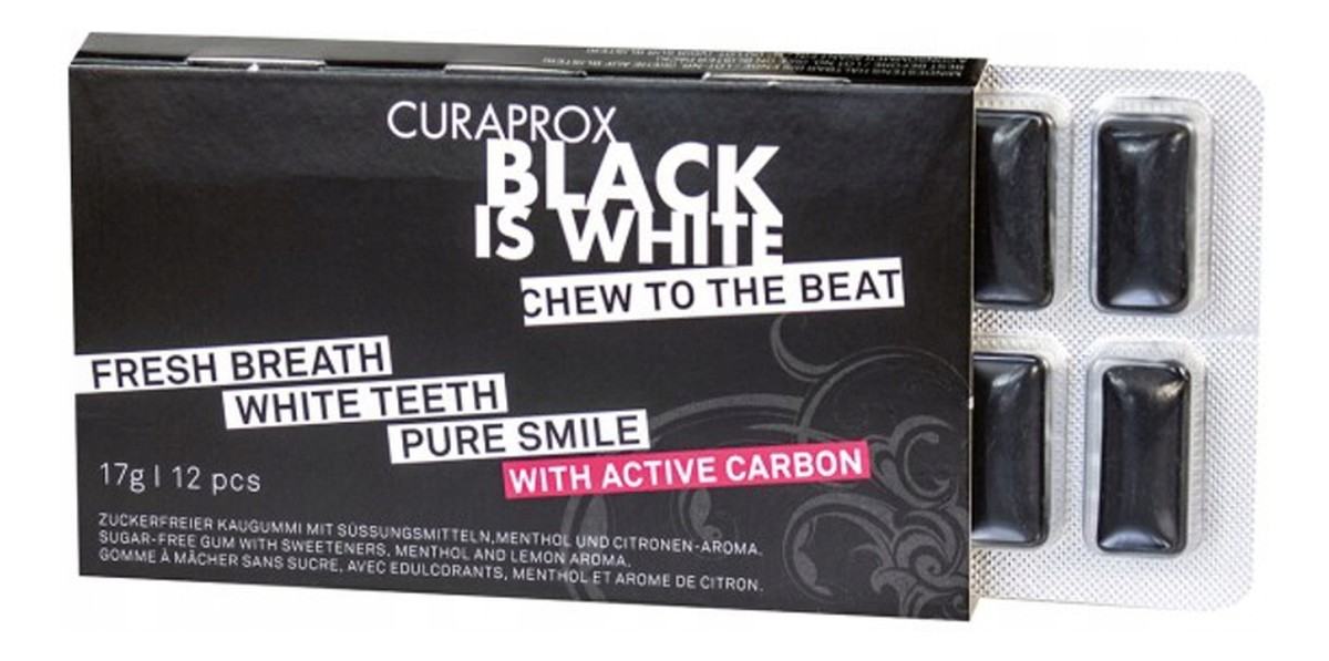 Black Is White Chew To The Beat gumy do żucia