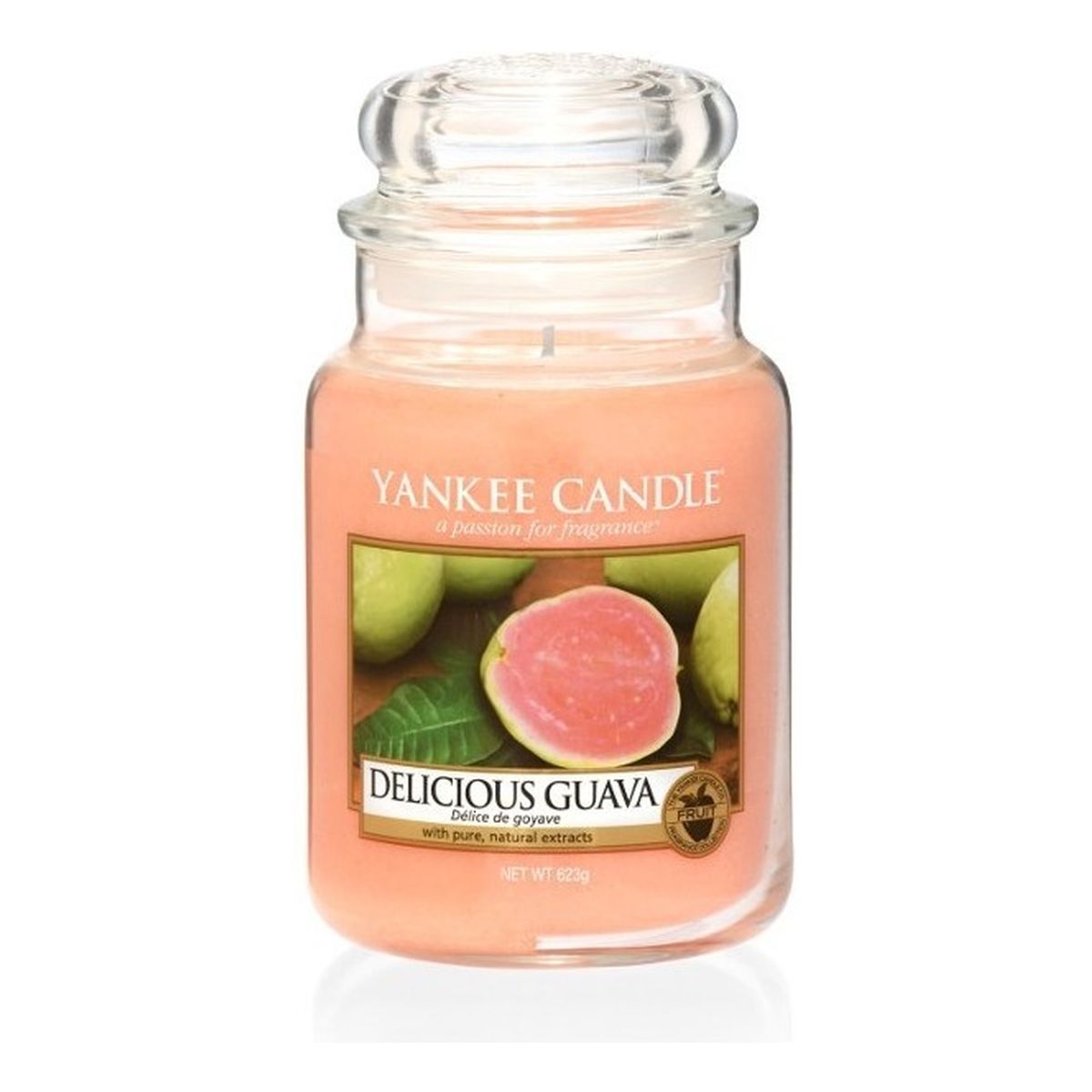 Yankee Candle Large Jar Duża świeczka zapachowa Delicious Guava 623g