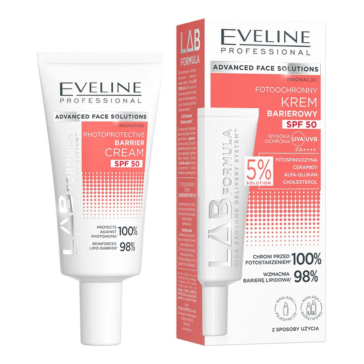 Eveline Professional Lab krem barierowy SPF 50 50ml