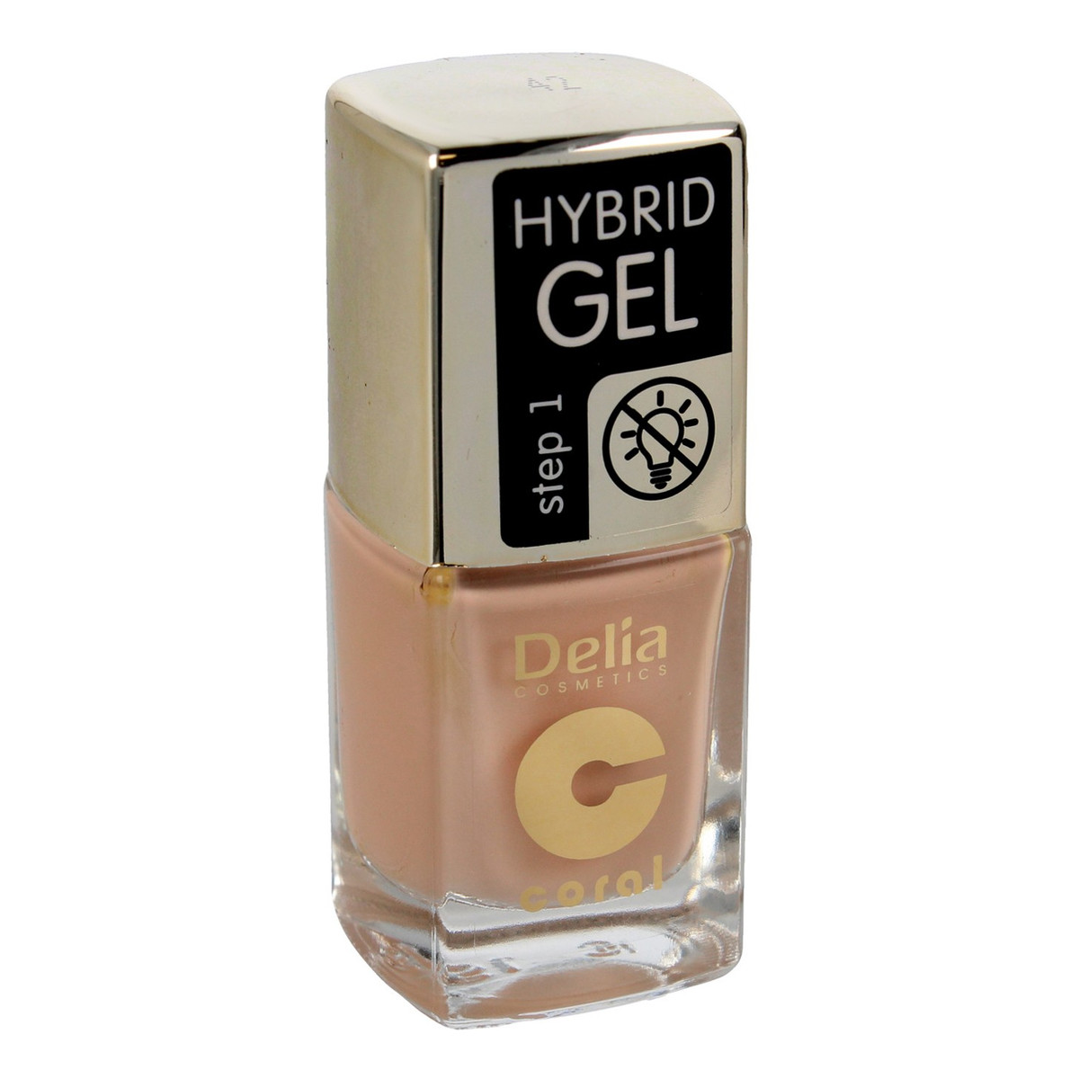 Delia Hybrid Gel Coral Lakier Do Paznokci 11ml