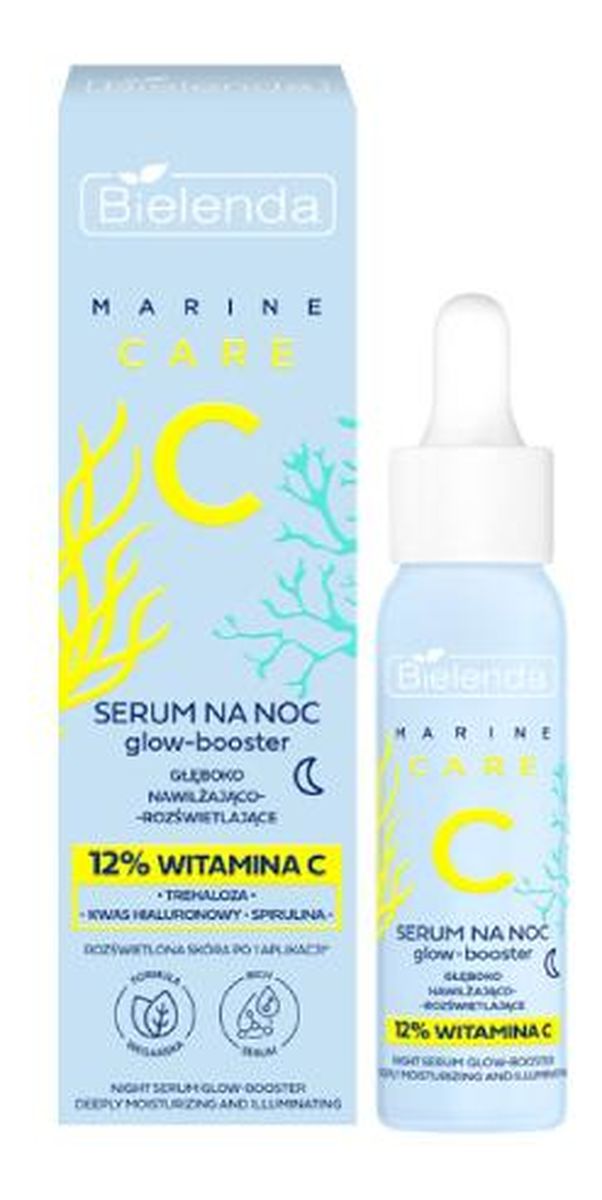 Serum Hydro booster energetyzujące na dzień + Glow booster rozświetlające na noc 2x30ml