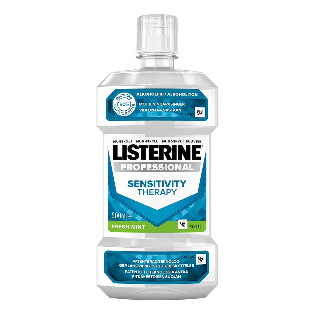 Listerine Professional sensitivity therapy płyn do płukania jamy ustnej fresh mint 500ml