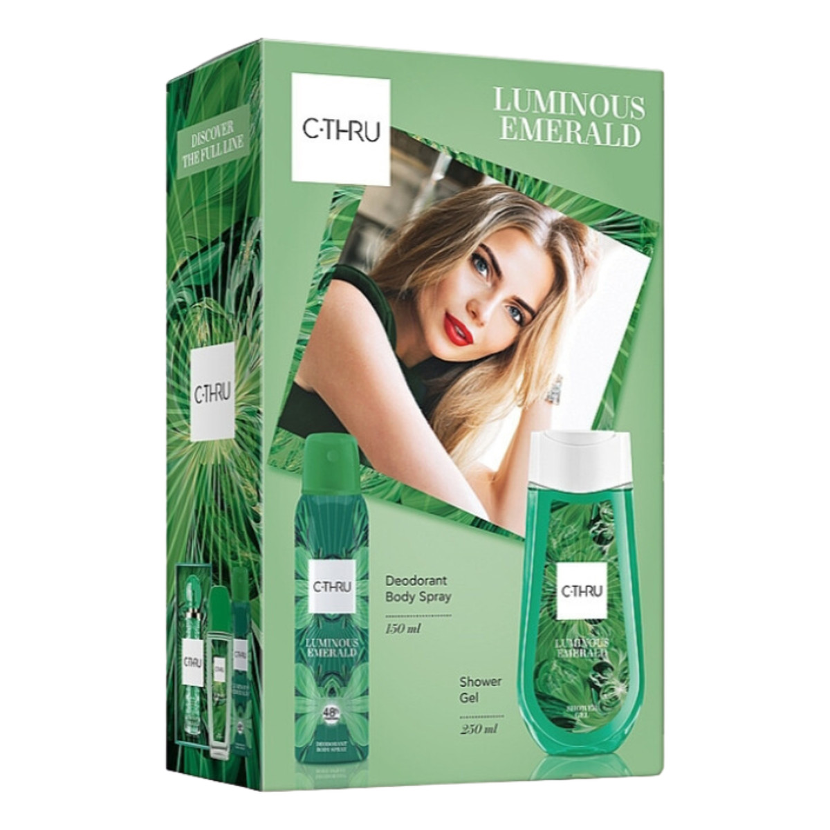 C-Thru Luminous Emerald Zestaw prezentowy Dezodorant spray 150ml + Żel pod prysznic 250ml