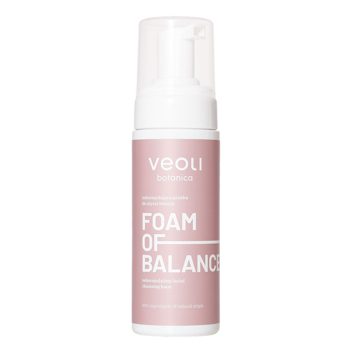 Veoli Botanica Foam of balance seboregulująca pianka do mycia twarzy 150ml