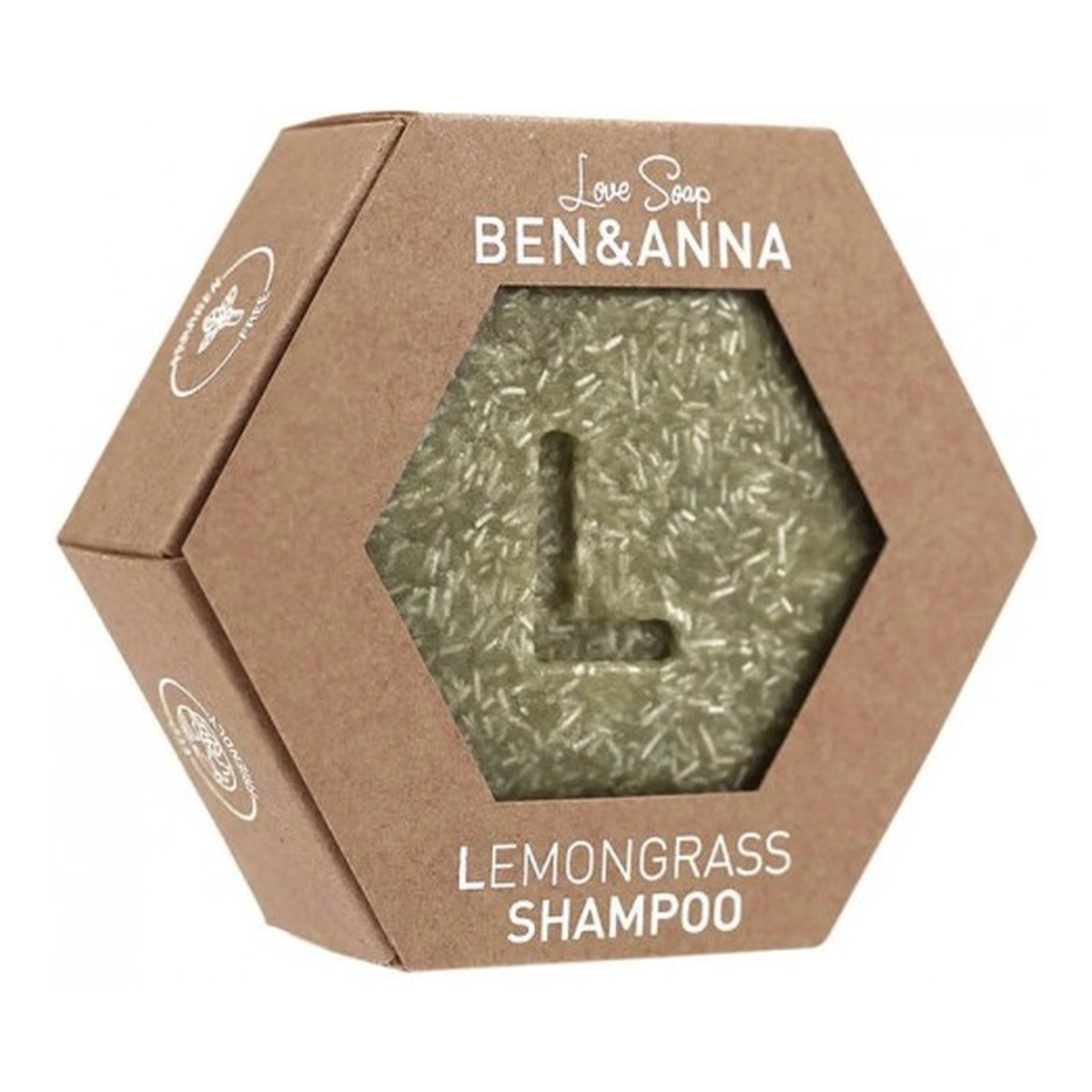 Ben&Anna Shampoo szampon do włosów w kostce lemongrass 60g