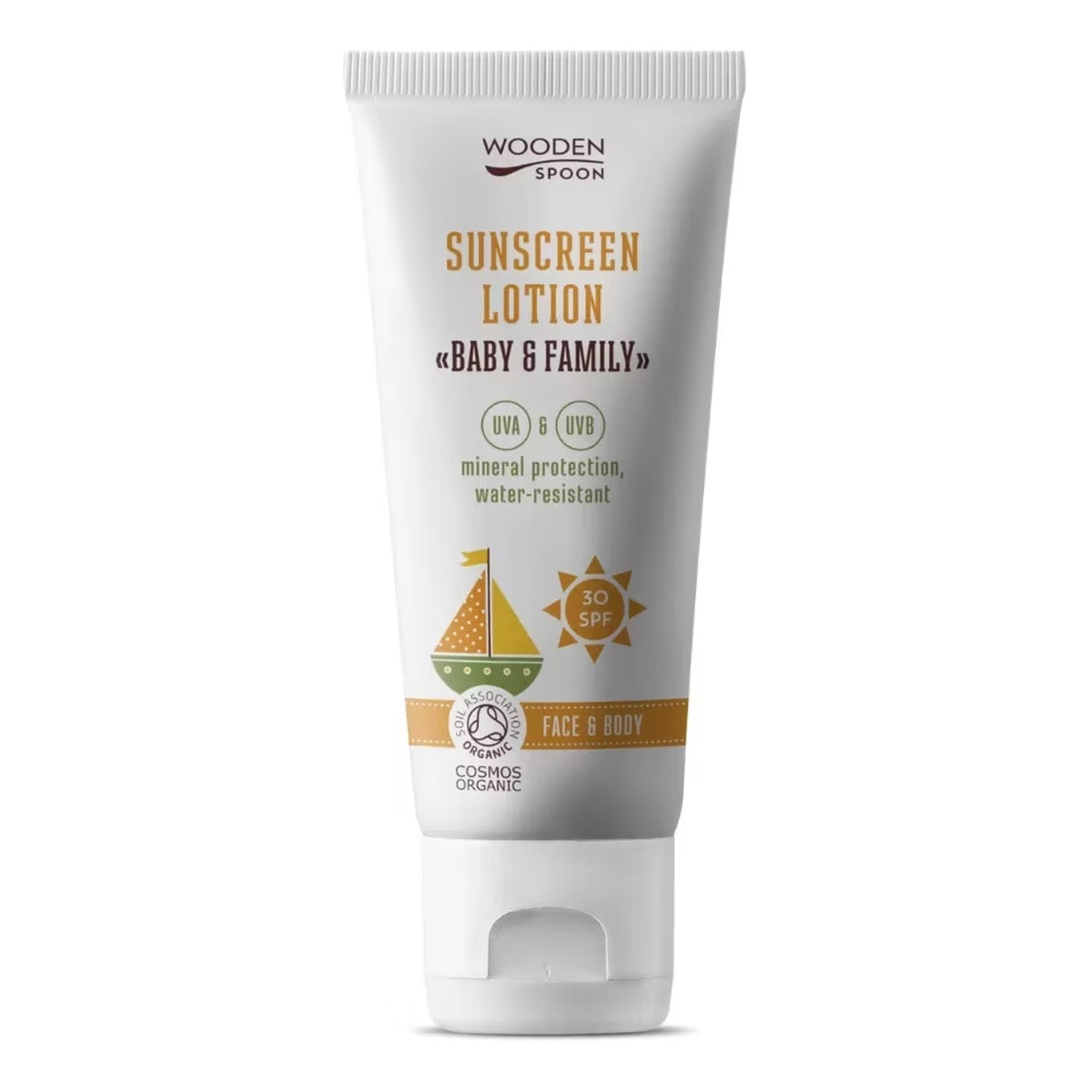 Wooden Spoon Baby & Family Sunscreen Lotion Balsam do opalania dla dzieci i całej rodziny spf30 100ml