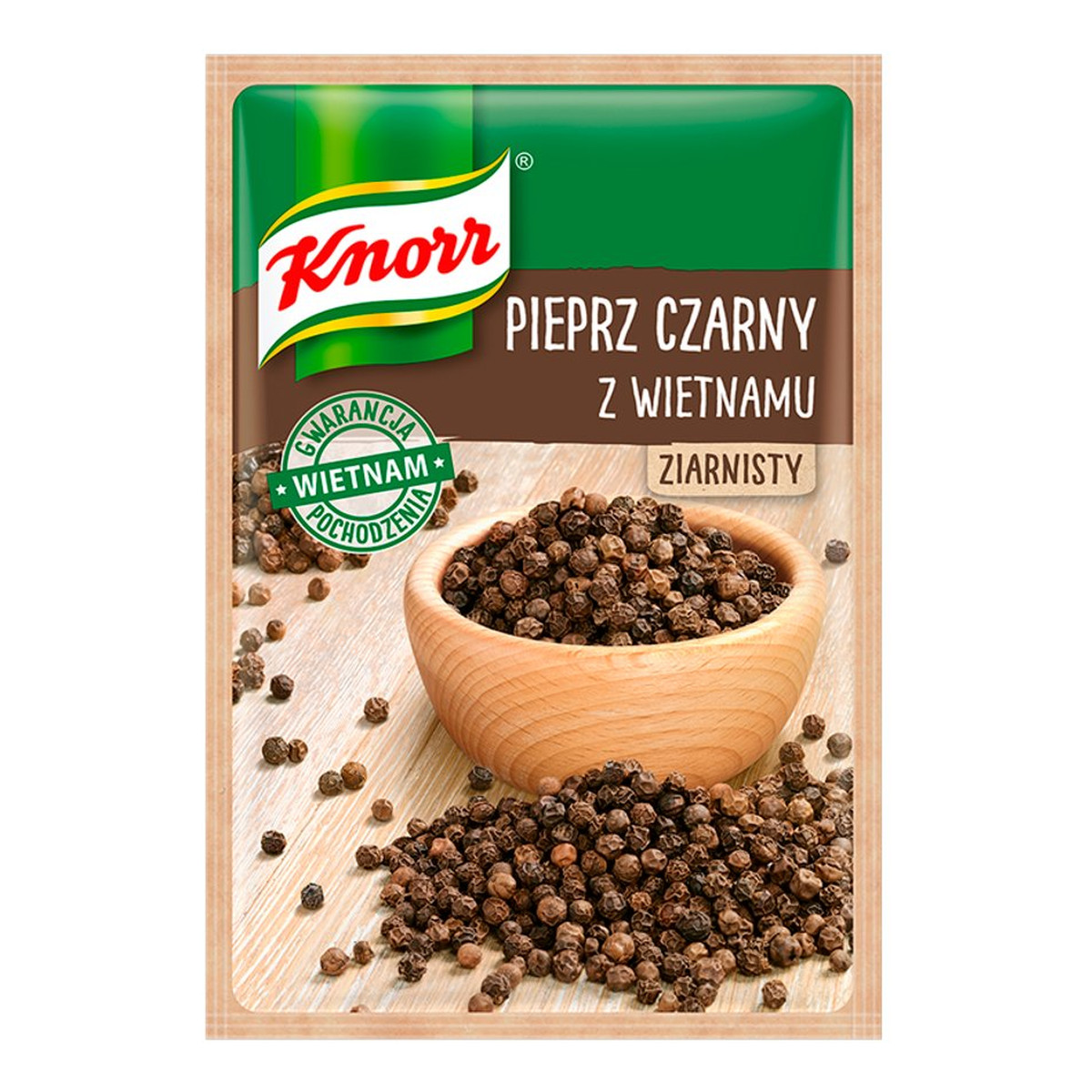 Knorr Pieprz czarny z Wietnamu ziarnisty 16g