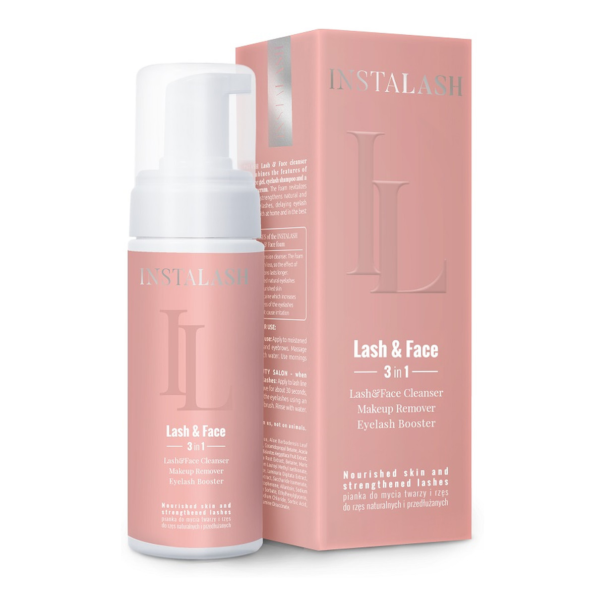 Instalash Lash & Face Pianka do mycia rzęs i twarzy 2w1 100ml