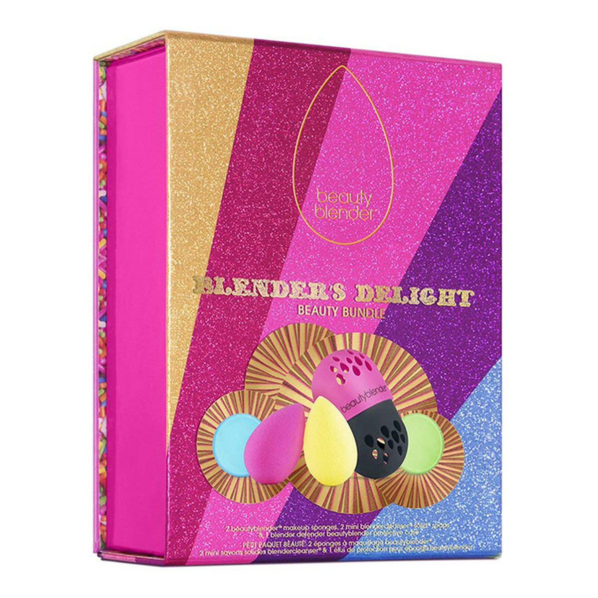 Beauty Blender Blender's Delight BEAUTY BUNDLE ZESTAW GĄBECZKI, MYDEŁKA I ETUI