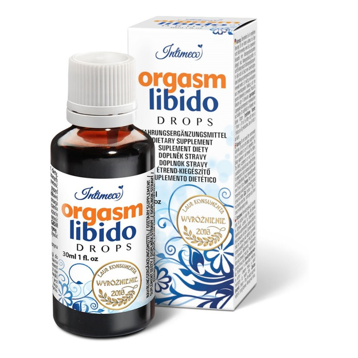 Intimeco Orgasm libido drops krople zwiększające libido 30ml